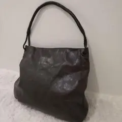 美品✨BOTTEGA VENETA レザー ワンショルダー ブラウン ホーボー