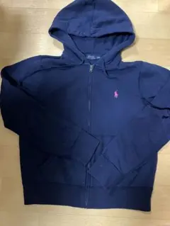ポロラルフローレン パーカー 紺色