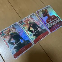 ワンピースカード　SR3枚セット　サンジ　ルフィ