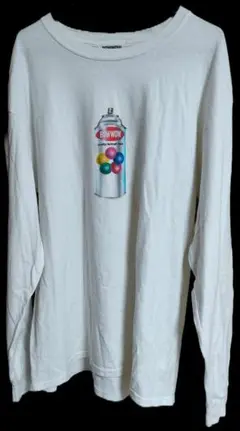 BOWWOW スプレー缶デザイン 長袖Tシャツ　ロンT