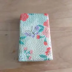 【未使用】ちりめん細工 ミラー付き楊枝ケース