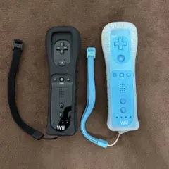 Wiiリモコン ブラック＆ブルー 2本セット