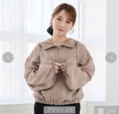 talbyyumi シアーマウンテンパーカー　ブラウン