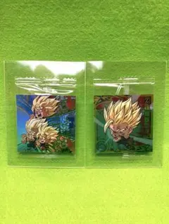 ドラゴンボール ウエハースシール 激突の戦士たち 2枚セット シール未開封