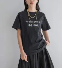 ジーナシス GermanロゴプリントTEE ブラック