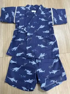 コンビミニ 甚平 魚柄80センチ
