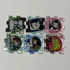 【鬼滅の刃】つながるアクリルパズルコレクション 第1弾　6点セット