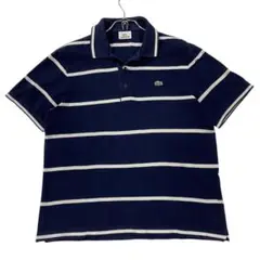 古着LACOSTE ポロシャツ ワッペンロゴ