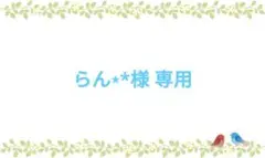 ★らん⋆︎*様 専用★