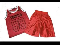 team TEQUILA セットアップ メッシュトップス ハーフパンツ