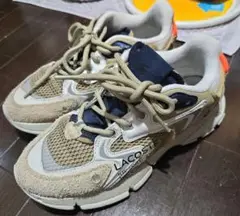 LACOSTE スエード メッシュ スニーカー 25.0cm used 箱なし