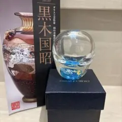 刻印有り 未使用 黒木国昭作 ペーパーウェイト ガラス製 刻印有り 未使用 黒木国昭作 ペーパーウェイト ガラス製