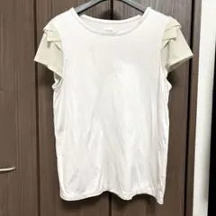 Ebonyivory フリル付き 半袖Tシャツ
