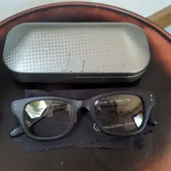 JINS GLOBAL STANDARD ブラックスクエアメガネ