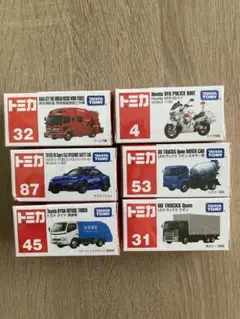 トミカ【新品】まとめ売り 白バイ　消防車　働く車