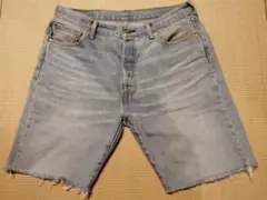 Levi's 501 デニム カットオフ ショートパンツ W34 古着