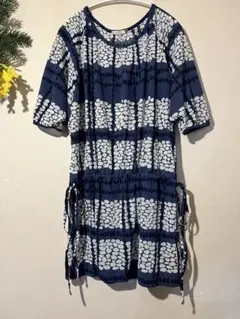美品⭐️zanpa Organicデザインチュニック　ゆったり体型カバー⭐️