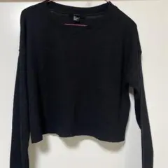 Forever21 ショート丈ロンT ブラック