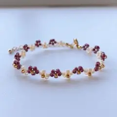 No.270【ハンドメイド】ビーズブレスレット