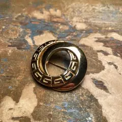オールド ビンテージ ジバンシイ GIVENCHY ダブルリングブローチ