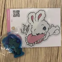 foxy illustrations シール　キーホルダー