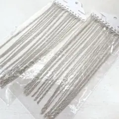ht516/SALE！ネックレスチェーン◇シルバー 12連×2set
