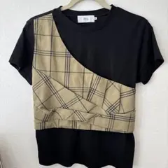 AZUL BY MOUSSY 半袖Tシャツ M ブラック・ベージュ