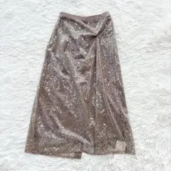 新品（S〜M）Poet ポエット スパンコール スカート レディース