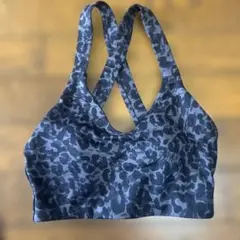 GAPFitヒョウ柄 クロスバック スポーツブラ
