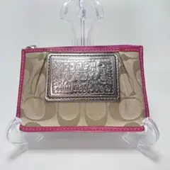COACH POPPY コーチ ポピー キーリング付きコインケース