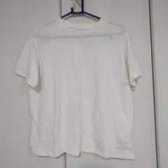 無地のオフホワイト半袖Tシャツ　 L～LL程　新品未使用　Ｔシャツインナー・無地