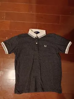 FRED PERRY ドット柄ポロシャツ L