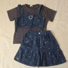 ビスチェ＆Tシャツ スカートセット