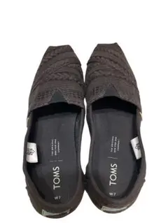 TOMS ブラウン　スリッポン W7 24cm