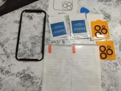 iPhone 15 Pro ガラスフィルム ガイド枠 レンズフィルム