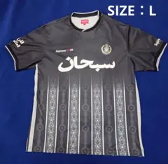 【美品】 supreme arabic soccer セットアップ上XL 下 L Supreme Arabic Logo Soccer Jersey - Red, Size Medium