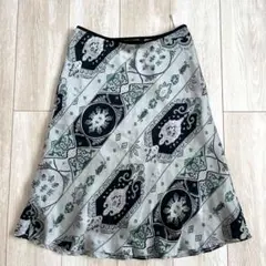 ヴォイスメール　花柄　スカート