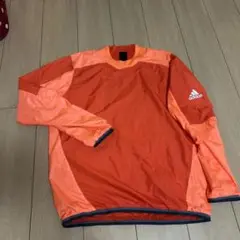 adidas オレンジ 長袖 ピステ