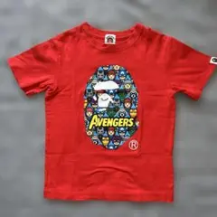 BAPE KIDS アベンジャーズ Tシャツ 赤