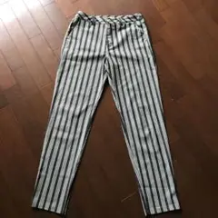 #ラウンジドレス　春夏レディースストライプボトムパンツ