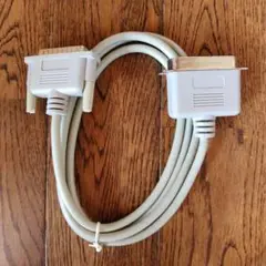 ジャンク品 RS-232Cケーブル DB25オス-DB9メス 約1.5メートル