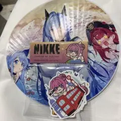 NIKKE C106 コミケ 配布　うちわ　ヘルム ステッカー　A