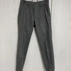グレーパンツ ウールパンツ グレーズボン テーパード ドレステリア