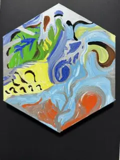 絵画　管理番号A-16 六角形大