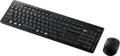 ELECOM TK-FDM116SKMBK ワイヤレス フルキーボード 静音 ①