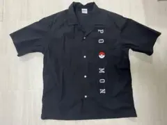 GU ポケモン 半袖シャツ 黒 M