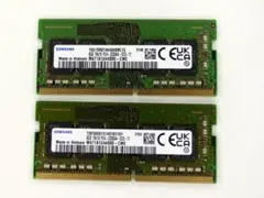 ノート用メモリ◆動作品◆PC4-3200AA◆8GB×2枚組◆SUMSUNG◆④