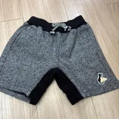 ペンギン刺繍入りグレーのパンツ 90サイズ　保育園着
