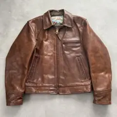 AERO LEATHER 馬革 革ジャン 34 USA製 キムタク 若者のすべて AERO LEATHER 馬革 革ジャン 34 USA製 キムタク 若者のすべて