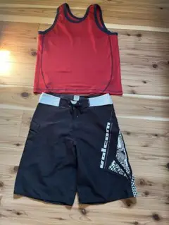 ボルコム　ハーフパンツ32.タンクトップＬ